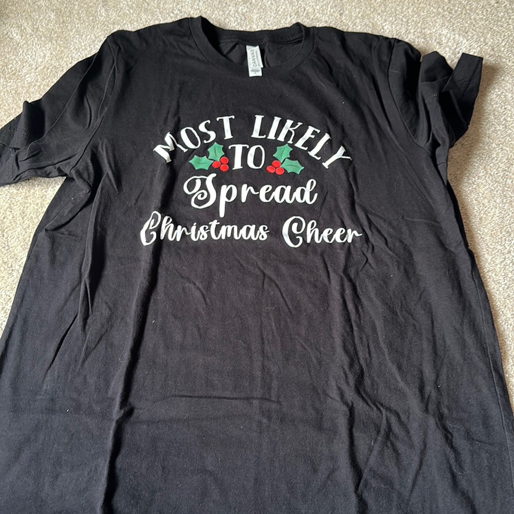 Most Likely to spread Christmas Cheer Size L